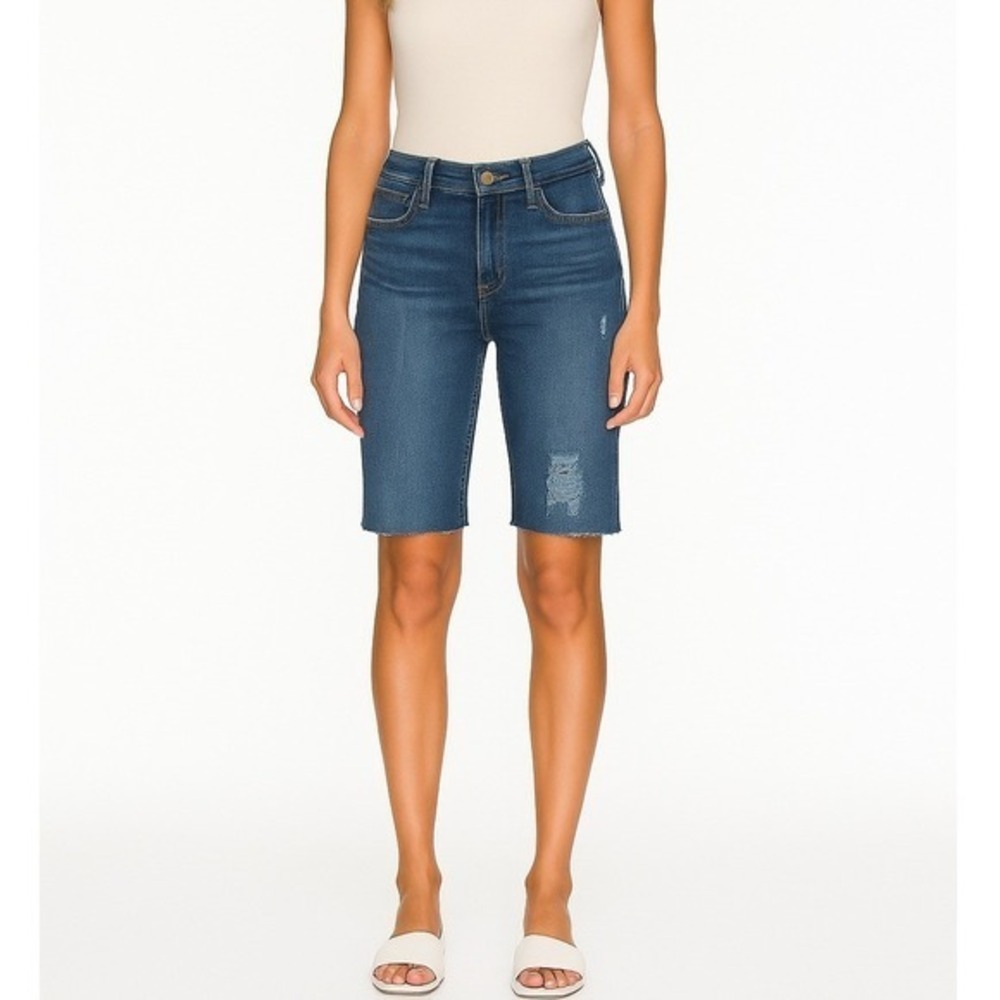 Mcguire Women's Majorelle Distressed Cut Off Jean Shorts Size‎ 24